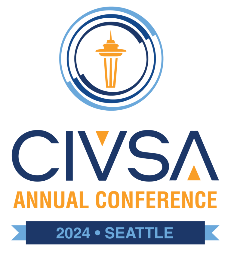 CIVSA logo for the 2024 annual conference in Seattle